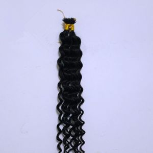 ELIBESS GRAGE 8A NO CHEMICAL DEEP WAVE HAIR Virgin Color NANO RING EXTRIGY FOR WOMES 1G S100S LOT FREE DHL