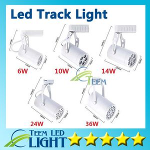 CE ROHS UL Led Track Light 6 Вт 10 Вт 14 Вт 24 Вт 36 Вт 120 Угол луча Светодиодный потолочный прожектор AC 85-265 В светодиодное точечное освещение