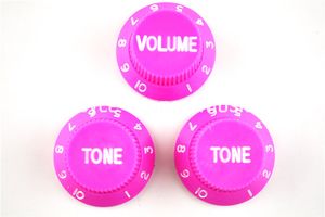 Wholesale volume tone control knob resale online - Pink Volume Tone Knobs Electric Guitar Control Knobs For Fender Strat Style Guitar Wholesales