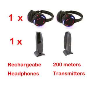 Örnek RF Sessiz Disko Ses Sistemi Sessiz Kulüp Kablosuz Kulaklıklar Verici