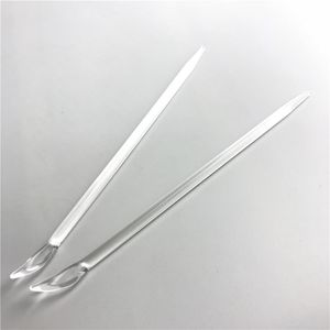 New 6.7 Inch Quartz Shovel Dabber Wax Oil Dab Tool Quartz Screwdriver Spoon Nail Vaporizer Tools 5mm Quartz Rods for Glass Smoking