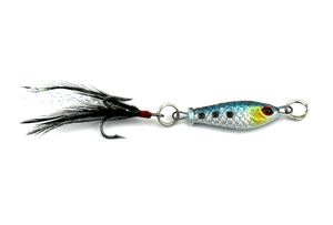 Hengjia 200 SZTUK ołowiu przynęty Przynęty wędkarskie Sprzęt wędkarski Lead Fish Bait 6.4g 4 Kolory Hook Feather Crapps