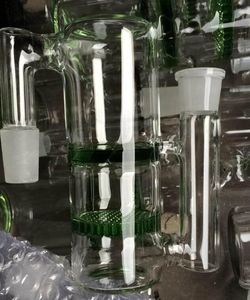 Glas-Aschefänger-Bong, Wasserpfeife, Perkolator, Perk-Shisha-Glaspfeife, Wabenstruktur und Perkglass-Aschefänger