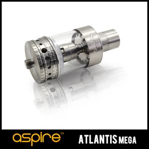 Wholesale aspire atlantis mega tanks for sale - Group buy Authentic Aspire Atlantis MEGA Tank with oHm ohm Coil Wire Organic Cotton Adjustable Airflow Cooling System ML Mega Atomizer Ecig