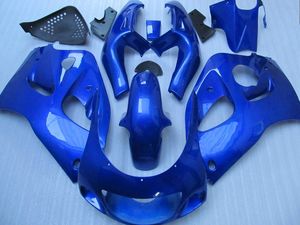 ABS Full Fairing Kit för SUZUKI GSXR600 GSXR750 1996 1997 1998 1999 2000 GSXR 600 750 96-00 Ljusblå Svart Plastic Fairings GB28