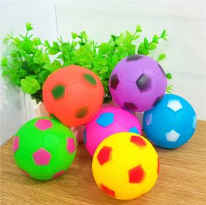 6 Colors MINI Rubber Football Eco Friendly Safety Baby Bath Water Toys Press Sounds Sand Play Water Fun Children Swimming Toys 54pcs SK582
