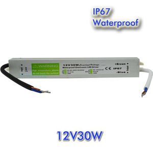 30W AC naar DC V Waterdichte IP67 Elektronische Driver Outdoor Gebruik Voeding LED Strip Transformer Adapter voor onderwaterlicht
