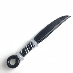 4 Inch Glass Dabber Wax Dab Tool Thick Pyrex Colorful Smoking Knife Sword Oil Dabs Vaporizer Tools for Quartz Banger Nail