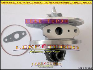 Turbocompressor CHAR GT1849V 727477-5007S 727477 do cartucho do turbocompressor de óleo para NISSAN Almera Primera X-Trail T30 2003-05 YD2 YD22ED YD22 2.2L