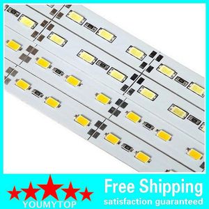 100m / LOT HARD RIGID BAR LIGHT DC12V 72 LED / M SMD 5630 Aluminiumlegering LED Strip Light för skåp / smyckesvisning