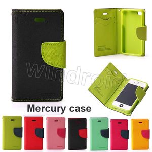 Wholesale covers for galaxy s6 for sale - Group buy Mercury Wallet Leather Stand PU TPU Hybrid Case Folio Flip Cover For All Phones iPhone Plus S Galaxy S3 S4 S5 S6 Edge