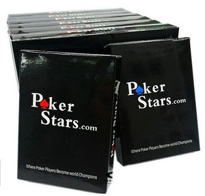 2015 PVC Pokers Red and Black Color for Choined and Plastic Play Poker Poker Stars306R