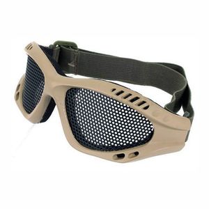 TMC Metalldraht-Airsoft-Schutzbrille Dark Earth