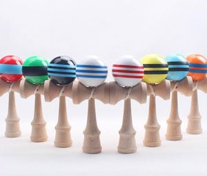 Vente en gros Big Kendama Ball japonais traditionnel en bois jouets beaucoup de couleurs 18.5 * 6cm éducation cadeaux nouveauté jouets 180 PCS DHL livraison gratuite