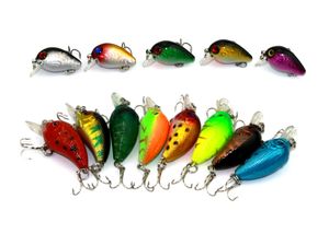 Esche da pesca 7 pezzi 4.5 cm/4.2G 5 pezzi 3 CM/1.5G isca artificiale duro manovella esche wobblers attrezzatura da pesca richiamo esche da pesca Crankbait