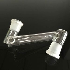 Wasserpfeifen-Glas-Dropdown-Adapter für Wasserpfeifen, Bongs, männlich, 10 mm, 14 mm, 18 mm, transparenter Verbindungsadapter
