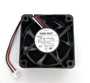 Novo Original para NMB 2410RL-05W-B79 24V 0.13A 6CM 60*60*25MM Sinal de alarme duplo ventilador de refrigeração do inversor