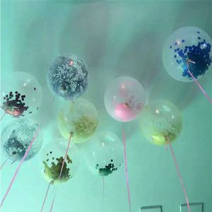 12 inch Magic Foam Sequin Decorative Balloons Children Kids Latex Toy Balloons Wedding Decor Accessories Party Favors