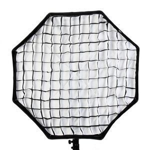 Freeshipping Photo Studio 120cm Octagon Guarda-chuva Softbox Difusor Refletor com Nylon Gird para Speedlite Flash Fotografia Soft Box