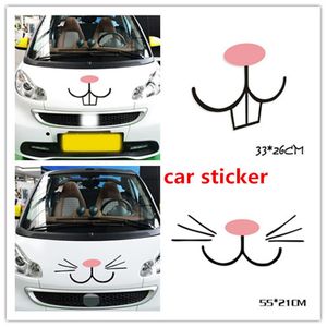 Partihandel Rolig bilklistermärken Kanin Cartoon Car Stickers Bildekaler Stickers Body Dekaler Auto Decal Sticker Atp243