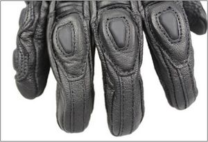 Duhan Motorcykelläderhandskar Man Full Finger Gloves Off-Road Racing Gloves Carbon Fiber Motorcykelhandskar Droppmotstånd M L X303D