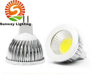 LEDスポットライト超明るいCOB GU10 LED 9W電球ライト60アングルDIMMABLE E27 E26 E14 MR16暖かい/純正/クールホワイト