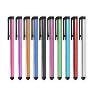 Universal Capacitive Stylus Pen för iPhone 7 7Plus 6 6s 5 5s Touch Pen för mobiltelefon för tablett Olika färger 2000PCS / Lot