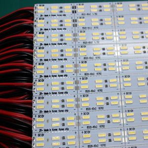 送料無料ダブル行LEDストリップ8520 SMD LEDハードバーライト50センチDC12V 60LEDS / 0.5M