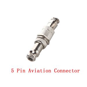 5 conjuntos/lote 5 pinos GX16-5 Plugue de aviação GX16 Série Air Docking Connector de 16m Conectores de cabo e fêmea 5p Conectores de alta qualidade