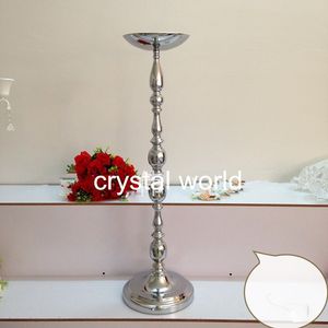 Elegante mini portacandele in cristallo argento fiore 987 centrotavola per 12 decorazioni da tavolo per matrimoni