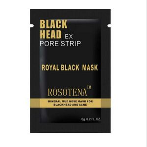 Rosotena 6G Care Care Black Head Twarzy Maska Twarzowa Remover Remover Nose Trądzik Deep Oczyszczający Mineral Born Portes Paski