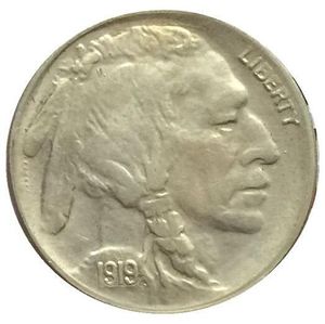 1919-S BUFFALO NICKEL 코인 복사본 무료 배송