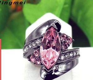 anel cor-de-rosa das mulheres do diamante da cor todo o tamanho (88 sdgsf