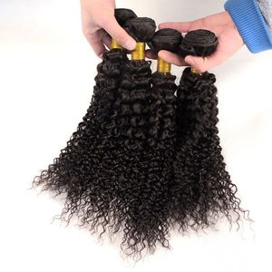 Девственные перуанские пучки волос человеческие волосы плетет утки Джерри вьющиеся 8-34Inch необработанные бразильский Индийский монгольский норки навалом наращивание волос