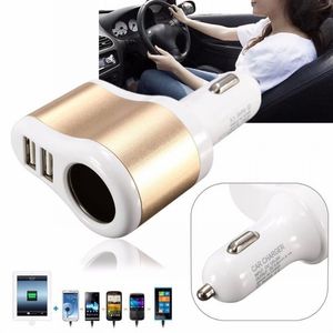 3,1 A Dual 2 USB-Anschlüsse Autoladegerät Zigarettenanzünder Steckdosenadapter für iPhone 7 Samsung S7 Edge HTC Blackberry Universal