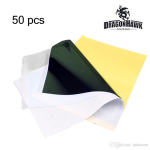 Alta qualidade 50 pcs Papel De Transferência De Tatuagem 4 camada Stencil Traçado De Carbono Térmico Hectograph preço de fábrica WS011