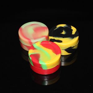 nonstick wax containers silicone box 7ml silicon container food grade jar gab tool storge jars oil holder for vaporizor vape FDA approved