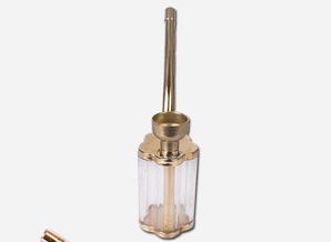 Portable Magnetic Filter Smoke Brass Pipe Water Suction Snuff Bottle Clamping