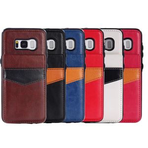 Wholesale Vintage Business Leather Case For Samsung Galaxy S6 S7 Edge Card Slot Luxury Wallet Cover For Samsung Galaxy S8 S8 Plus