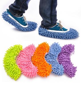 Dust MOP Slipper House Cleaner Lenich Floor Dusting Cleaning Cleaning Shoep Cover 5 Kolory Drop Shipping