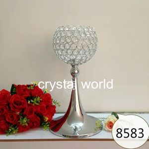 Crystal Ball Wedding Centerpectes