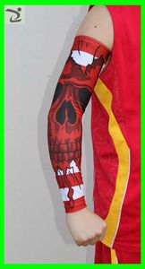 Hot Selling Breattable Riding Digital Camo Arm Sleeve USA Flag Skull Vuxen Barn alla färger 7 storlekar