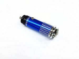 Mini Blue Auto Car Fresh Air Oxygen Bar Purificatore Ozono Ionizzatore Pulitore 12V