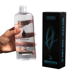 Опт SHEQU 400 мл Climax Lube Feel на водной основе и гладкие и шелковистые смазки Vagina ANAL Секс-масло для тела для женщин и мужчин