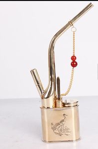 Wholesale bucket pendants resale online - Vintage Hookah Copper Pendants Dual Bucket Water Filter Pipe