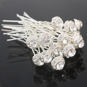 2016 Fashion Jewelry Clear Crystal Hair Pins Rhinestone Diamante Wedding Bridal Prom Hair Clip Free Shippin DHL