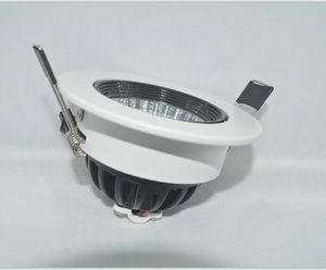 New Designed CE Rohs 85-265V CRI80 10w/15W LED Recessed Downlights White Housing LED Downlight light for lighting