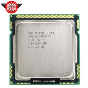 Оригинальный процессор Intel Core i5 760 с частотой 2,8 ГГц, 8 МБ кэш-памяти, настольный процессор LGA1156, 45 нм