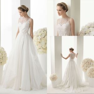 Vestidos De Casamento Usados venda por atacado-A linha branca ou marfim vestido de noiva vestido de noiva tamanho nós