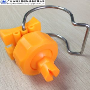 Adjustable ball flat spray clip-eyelet clamp spray nozzle, 10 pcs per lot, free shipping